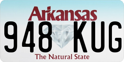 AR license plate 948KUG