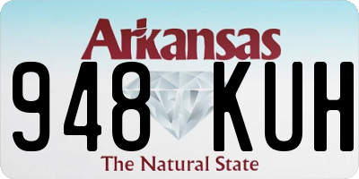 AR license plate 948KUH