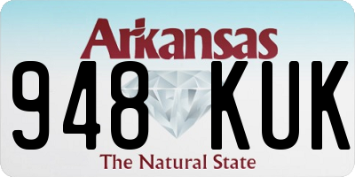 AR license plate 948KUK