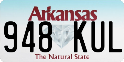 AR license plate 948KUL