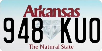 AR license plate 948KUO