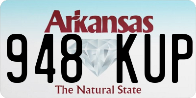 AR license plate 948KUP