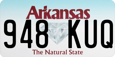 AR license plate 948KUQ
