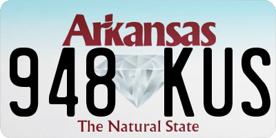 AR license plate 948KUS