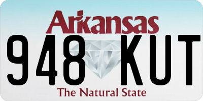 AR license plate 948KUT
