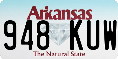 AR license plate 948KUW