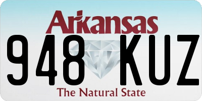AR license plate 948KUZ