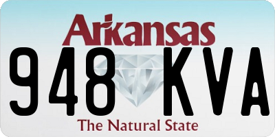 AR license plate 948KVA