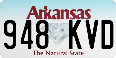 AR license plate 948KVD