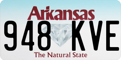 AR license plate 948KVE