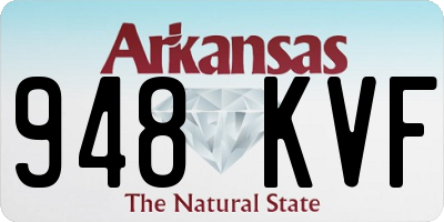 AR license plate 948KVF