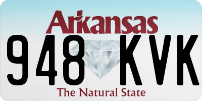 AR license plate 948KVK