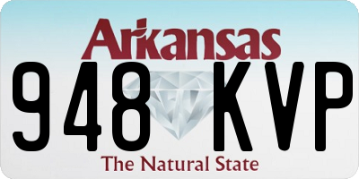 AR license plate 948KVP