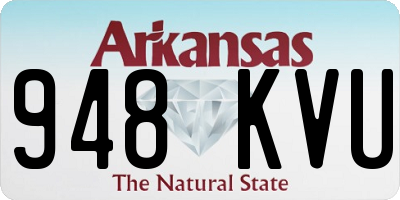 AR license plate 948KVU