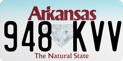 AR license plate 948KVV