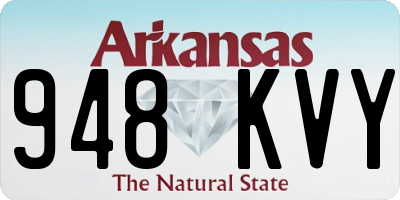 AR license plate 948KVY
