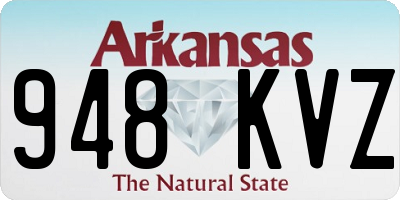 AR license plate 948KVZ