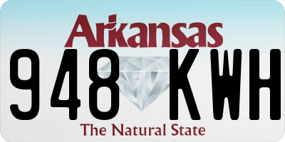 AR license plate 948KWH