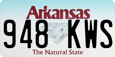 AR license plate 948KWS