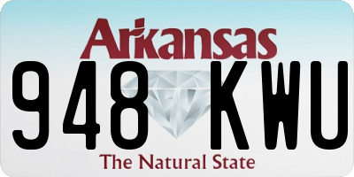 AR license plate 948KWU
