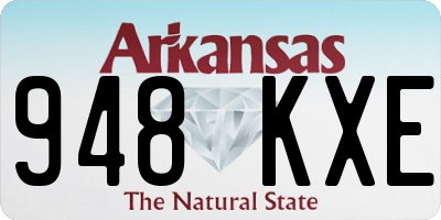 AR license plate 948KXE