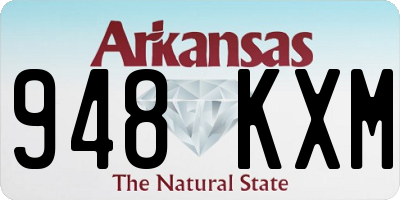 AR license plate 948KXM