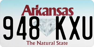 AR license plate 948KXU