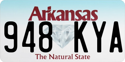 AR license plate 948KYA