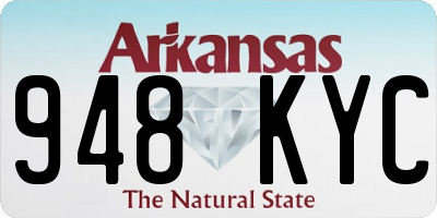 AR license plate 948KYC