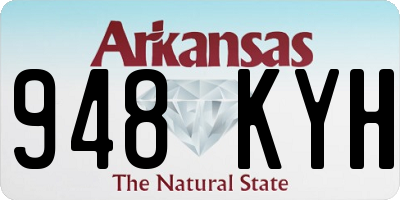 AR license plate 948KYH
