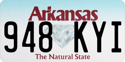AR license plate 948KYI