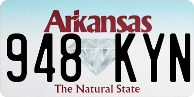 AR license plate 948KYN
