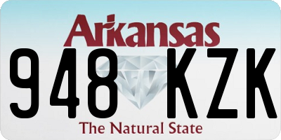 AR license plate 948KZK
