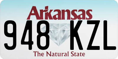 AR license plate 948KZL