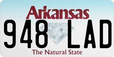 AR license plate 948LAD