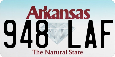AR license plate 948LAF