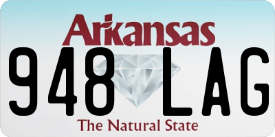AR license plate 948LAG