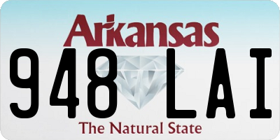 AR license plate 948LAI