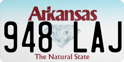 AR license plate 948LAJ