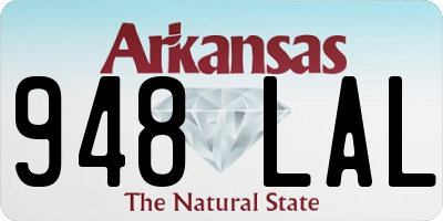 AR license plate 948LAL