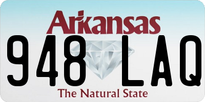 AR license plate 948LAQ