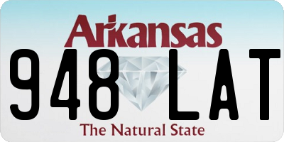 AR license plate 948LAT