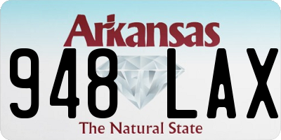 AR license plate 948LAX