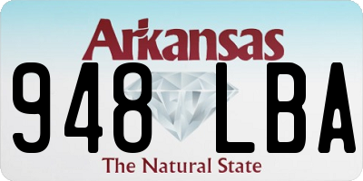 AR license plate 948LBA