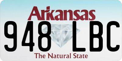 AR license plate 948LBC