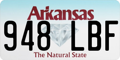 AR license plate 948LBF