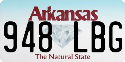 AR license plate 948LBG