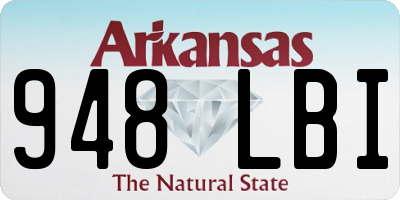AR license plate 948LBI