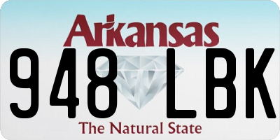 AR license plate 948LBK