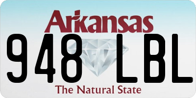 AR license plate 948LBL